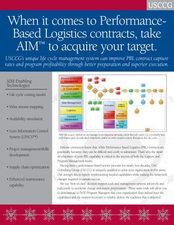 Performance Based Logistics - USC Consulting Group