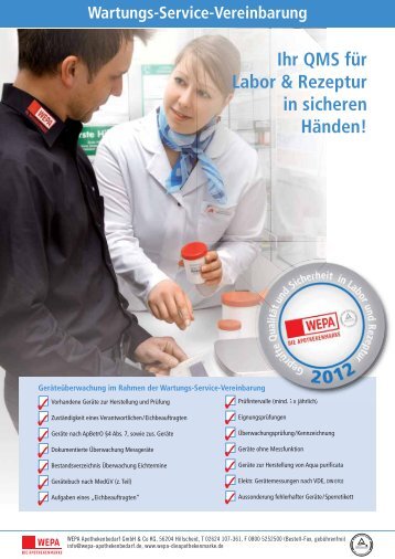 Wartungs-Service-Vereinbarung - WEPA Apothekenbedarf GmbH ...
