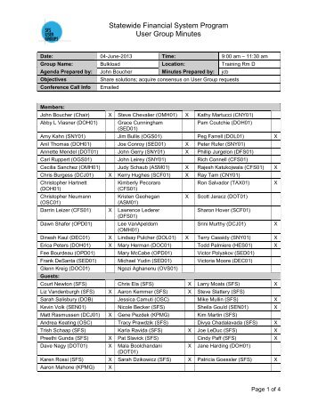 6/4/13 Bulkload Meeting Agenda and Notes - Statewide Financial ...