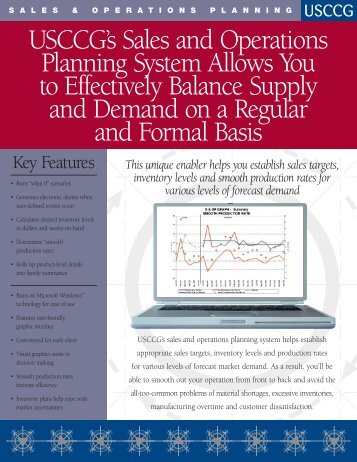 Sales and Operations Planning PDF - USC Consulting Group