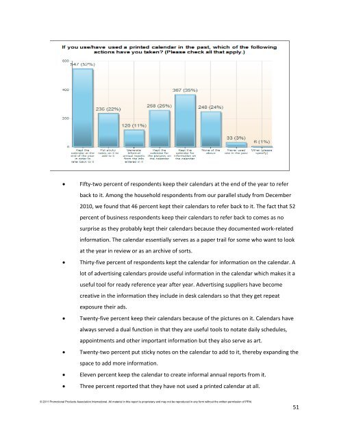 A Study Of Calendar Usage In The Workplace 2011 - Promotional ...