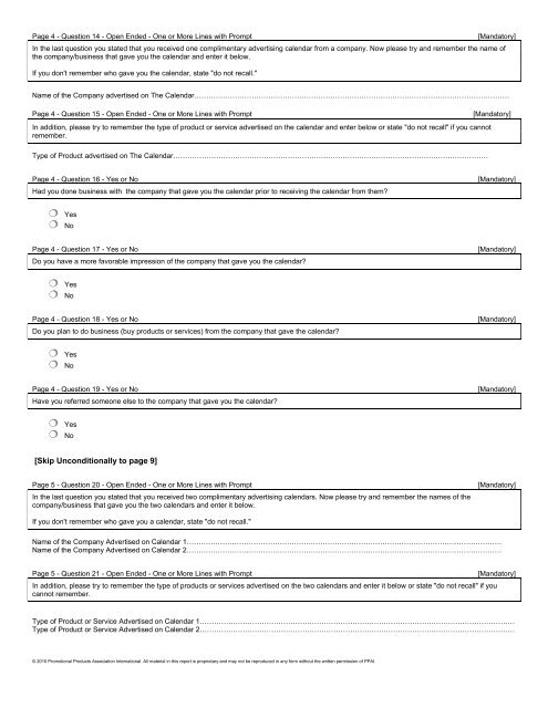 A Study Of Calendar Usage In The Workplace 2011 - Promotional ...