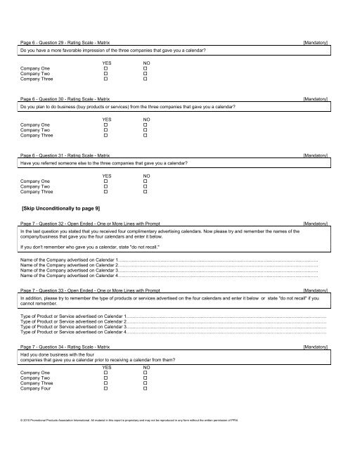 A Study Of Calendar Usage In The Workplace 2011 - Promotional ...