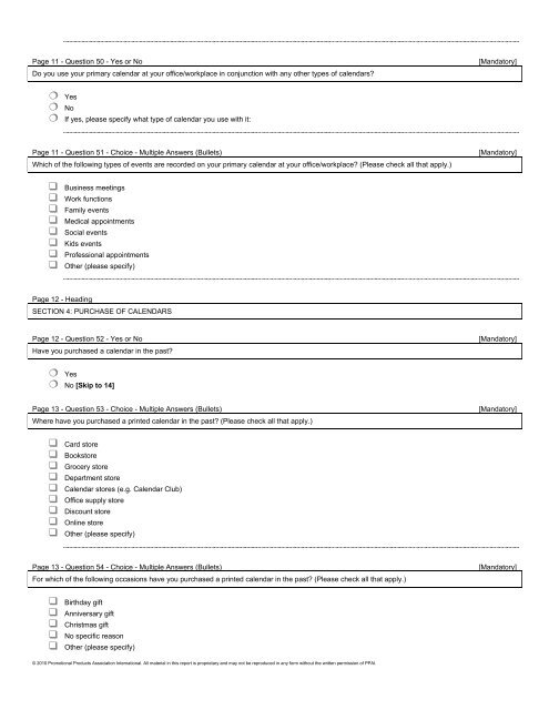 A Study Of Calendar Usage In The Workplace 2011 - Promotional ...