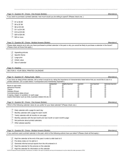 A Study Of Calendar Usage In The Workplace 2011 - Promotional ...