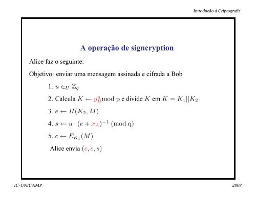 Assinatura Digital - Unicamp