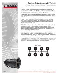 TREMEC 7-Speed Commercial Vehicle Transmission