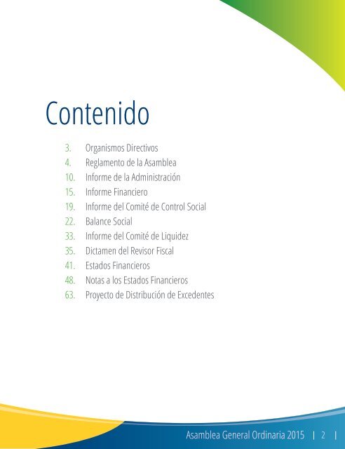 Informe de Gestión Fenucol 2014