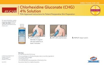 Chlorhexidine Gluconate (CHG) 4% Solution - Clorox Professional