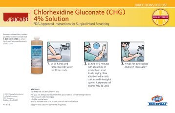 Chlorhexidine Gluconate (CHG) 4% Solution - Clorox Professional