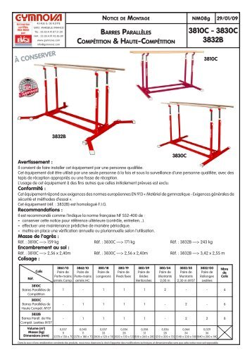 INSTRUCCIONES DE MONTAJE (Pdf - 936 Ko) - Gymnova