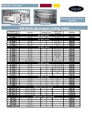 Web Price Sheet - Mity-Lite, Inc.