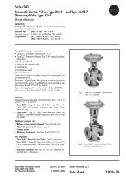 Samson 3244 Series Control Valve - Condit Company