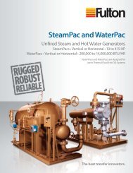Fulton SteamPac Generator - Overview - Condit Company