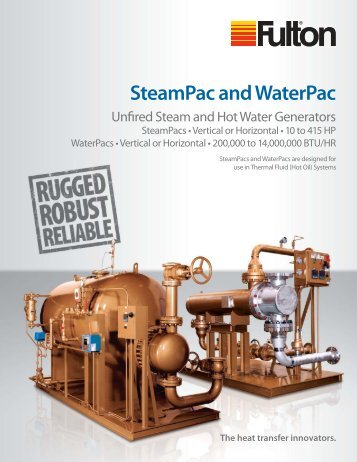 Fulton SteamPac Generator - Overview - Condit Company