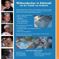 Wellnessbecken in Edelstahl - Karnevalsgesellschaft Wenkbülle ...