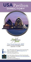 Fine Food Australia 2009 - American Food and Ag Exporter