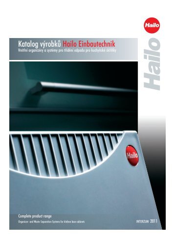 Katalog vÃ½robkÅ¯ Hailo Einbautechnik - Wenzel
