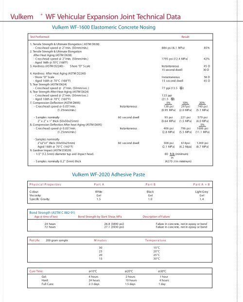 Tremco Sealants Color Chart