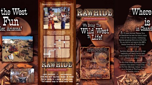 Download Our Town Brochure - Rawhide