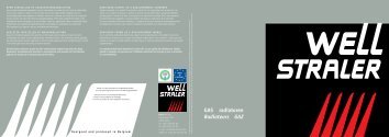 GAS radiatoren Radiateurs GAZ - Well Straler