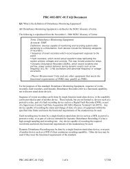 PRC-002-RFC-01 FAQ Document