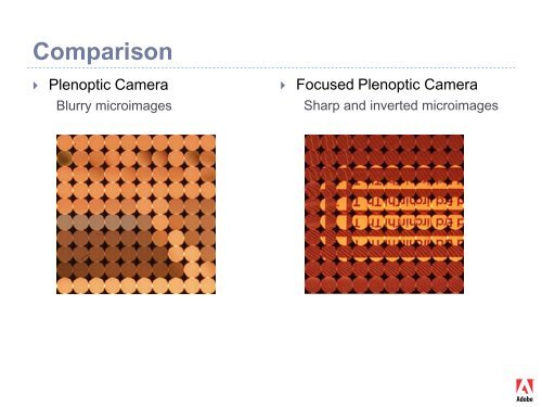 The Focused Plenoptic Camera