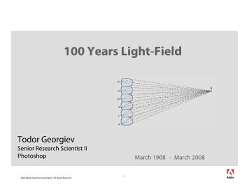100 Years Light-Field
