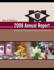 City of Hopkins 2008 Annual Report