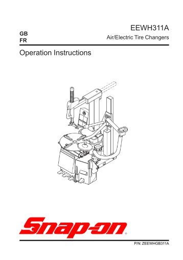 EEWH311A Operation Instructions - Snap-on Equipment