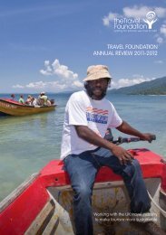 TRAVEL FOUNDATION ANNUAL REVIEW 2011-2012 - The Travel ...