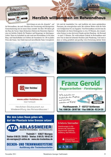 An alle Haushalte Ausgabe Nr. 172/ 16. Jg ... - Wendelstein Anzeiger