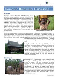 Domestic Rainwater Harvesting - Relief International