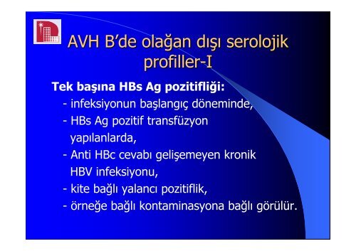 * VÄ°RAL HEPATÄ°TLERDE SEROLOJÄ°K/MOLEKÃLER TESTLER (NE ...