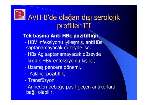 * VÄ°RAL HEPATÄ°TLERDE SEROLOJÄ°K/MOLEKÃLER TESTLER (NE ...