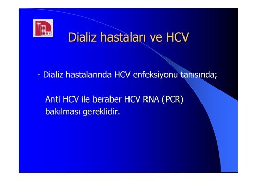 * VÄ°RAL HEPATÄ°TLERDE SEROLOJÄ°K/MOLEKÃLER TESTLER (NE ...