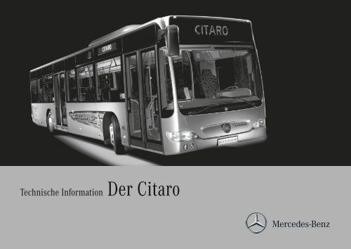 Technische Information Der Citaro