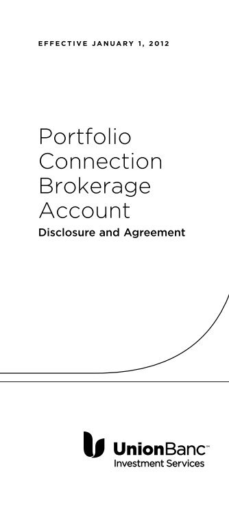 Portfolio Connection Brokerage Account - Union Bank