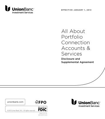 Portfolio Connection Disclosure â All About - Union Bank