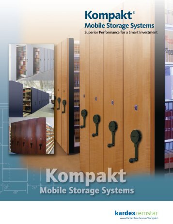 Kompakt Mobile Storage Systems - Kardex Remstar