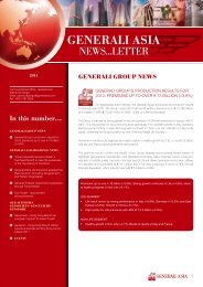 GENERALI ASIA REGIoNAL NEWS