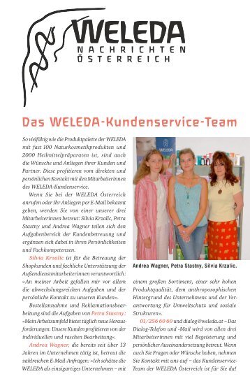 Ausgabe Herbst 2005 - Weleda