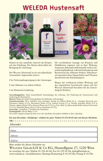 Ausgabe Herbst 2003 - Weleda