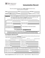 Immunization Forms