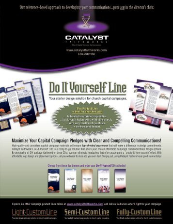 Do-It-Yourself Line - Catalyst Faithworks