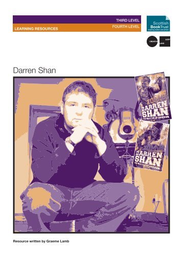 Darren Shan Learning Resources - Scottish Book Trust