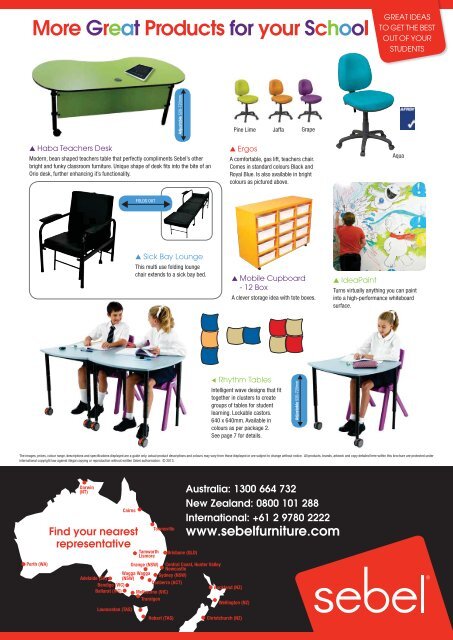 Sebel Furniture Education Deals 2013/14
