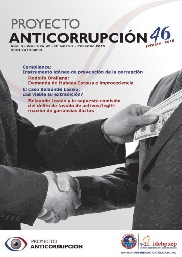 Boletín: Proyecto Anticorrupción Nº 46 - Febrero 2015
