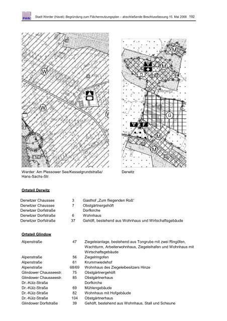 Begründung Flächennutzungplan 2020 - Werder (Havel)