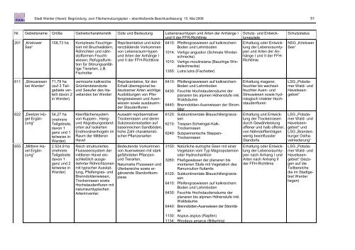 Begründung Flächennutzungplan 2020 - Werder (Havel)